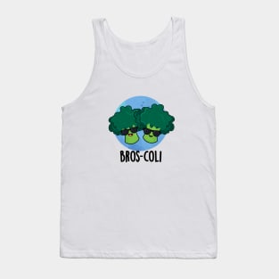 Bros-coli Cute Veggie Broccoli Pun Tank Top